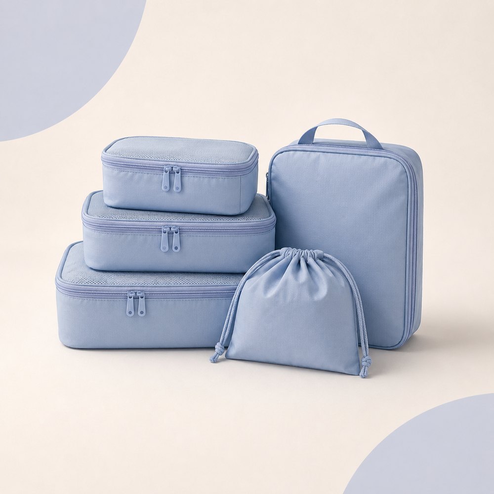 Blue Packing Cube Set